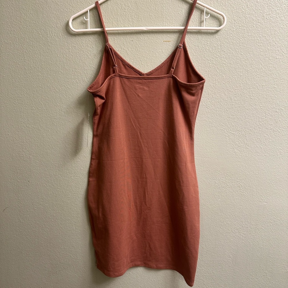 Wild Fable Tan/Beige/Carmel Mini Dress Size Medium - Picture 2 of 9